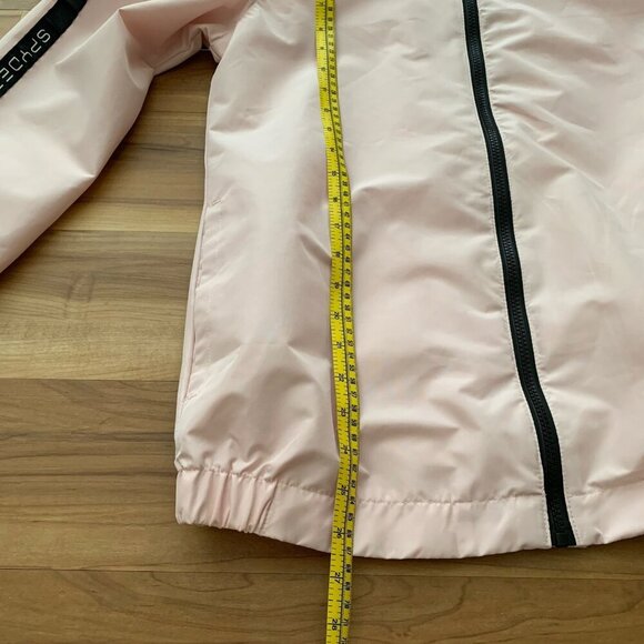 Spyder Light Pink Jacket Wind Breaker Logo Zip Women’s Medium - Picture 5 of 11